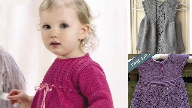 690+ Free Knitting Patterns For Baby Dresses To Download