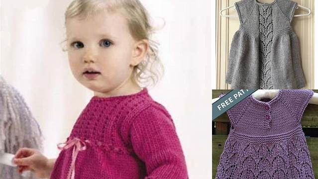 690+ Free Knitting Patterns For Baby Dresses To Download