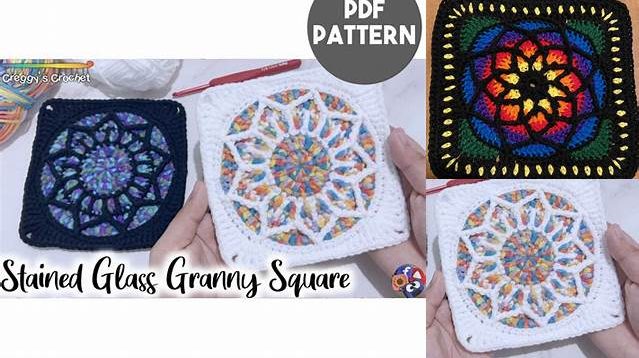 6975+ Stained Glass Granny Square Patterns Free