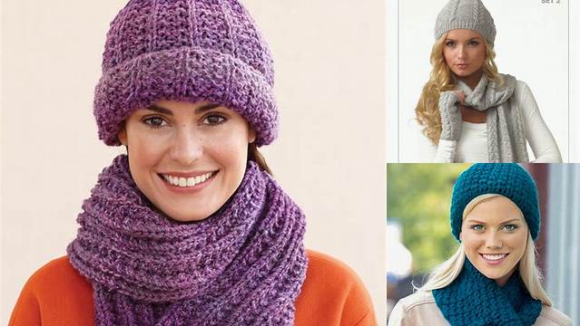 7014+ Free Knitting Patterns For Ladies Scarves And Hats