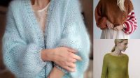 7069+ Free Knitting Pattern Mohair Sweater