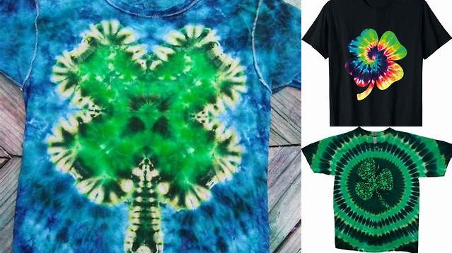 7070+ Shamrock Tie Dye Pattern