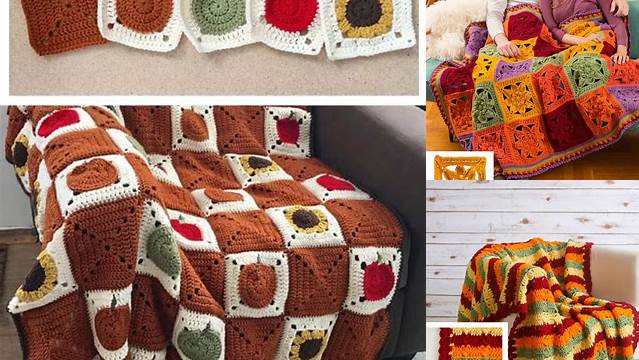 7077+ Autumn Crochet Blanket Patterns Free