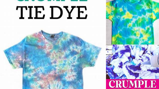 7103+ Crumple Tie Dye Patterns Instructions