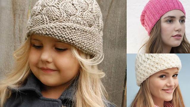 7130+ Free Knitting Patterns Girls Hats