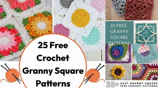 7195+ Modern Granny Square Pattern Free Pdf