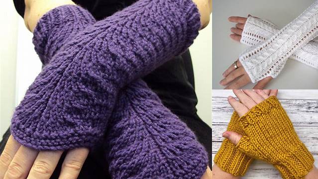 7260+ Free Knitting Pattern For Ladies Fingerless Gloves