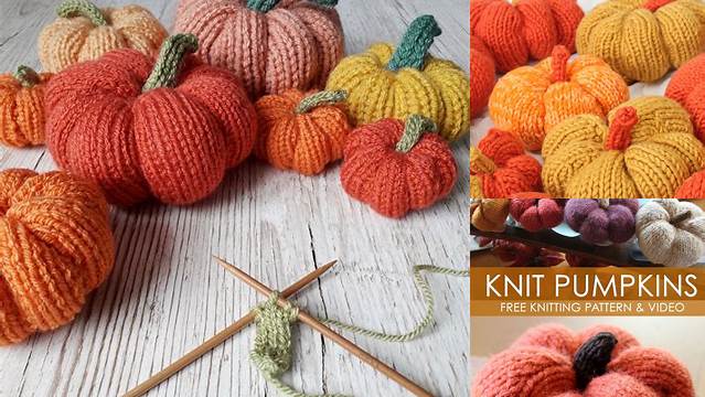 7270+ Free Knitting Pattern For Pumpkin Straight Needles