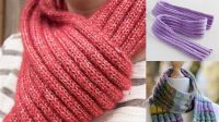 743+ Free Knitting Pattern For Ribbed Scarf