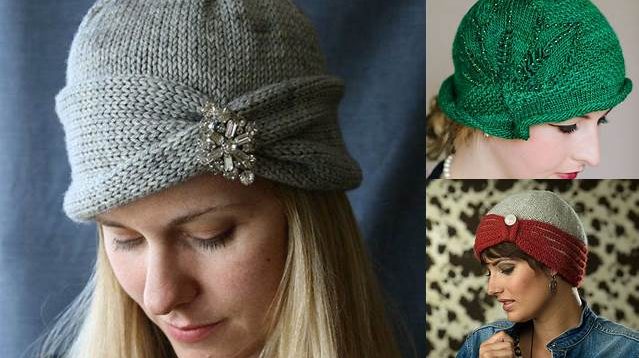 7487+ Free Knitting Patterns For Cloche Hats