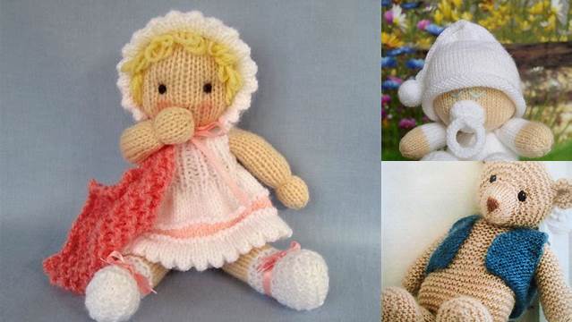 757+ Free Knitting Patterns For Babies Toys