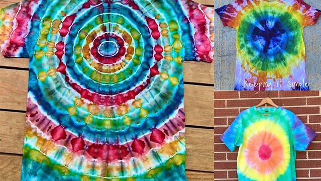 7687+ Tie Dye Pattern Bullseye