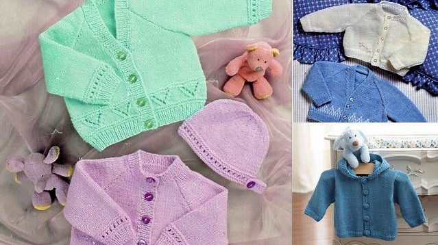 7689+ Free Knitting Patterns For Babies Cardigans To Download