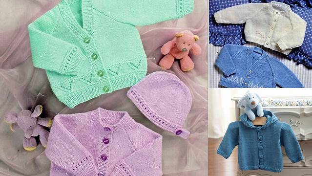 7689+ Free Knitting Patterns For Babies Cardigans To Download