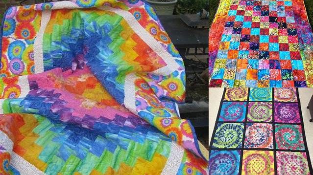 7754+ Tie Dye Quilt Patterns