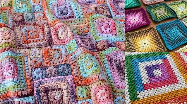 779+ Crochet Blanket Patterns Squares