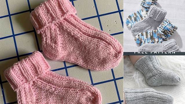 7816+ Free Knitting Patterns For Baby Socks