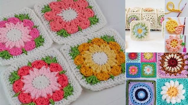 783+ How To Crochet A Flower Granny Square