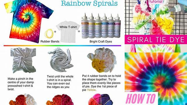 7911+ Tie Dye Spiral Pattern Instructions