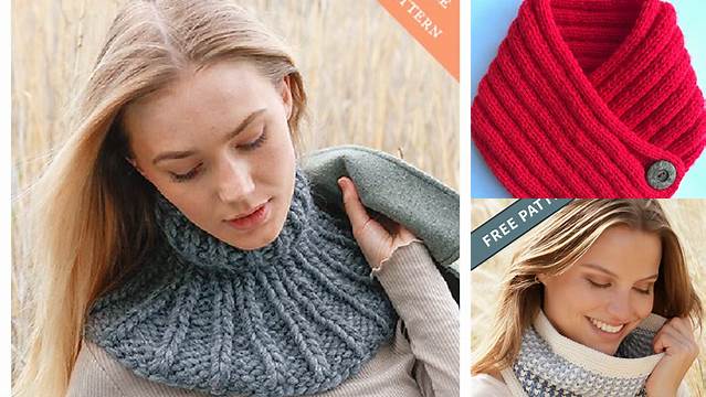 7975+ Free Knitting Patterns For Neck Warmers