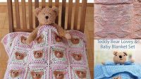 8024+ Free Knitting Pattern For Baby Blanket With Teddy Bear