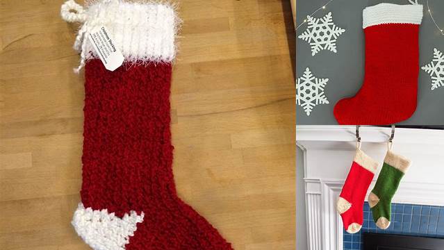 8026+ Free Knitting Patterns For Xmas Stockings