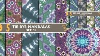 8063+ Tie Dye Motif Mandala