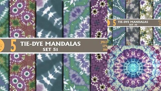 8063+ Tie Dye Motif Mandala