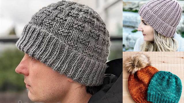 8065+ Free Knitting Pattern Easy Hat