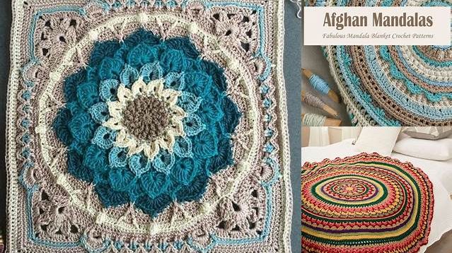 8092+ Crochet Blanket Patterns Mandala