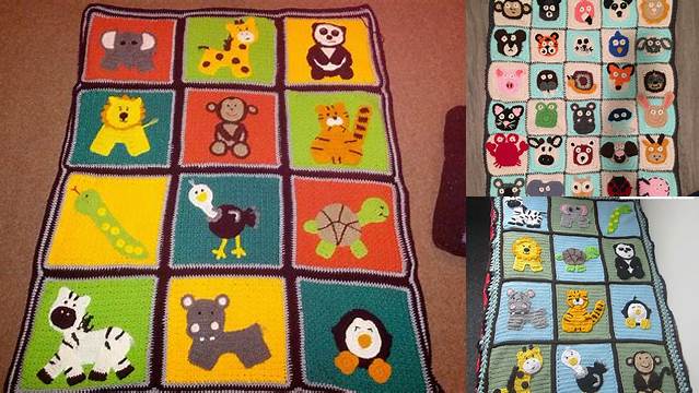 8132+ Zoo Animal Crochet Blanket Patterns