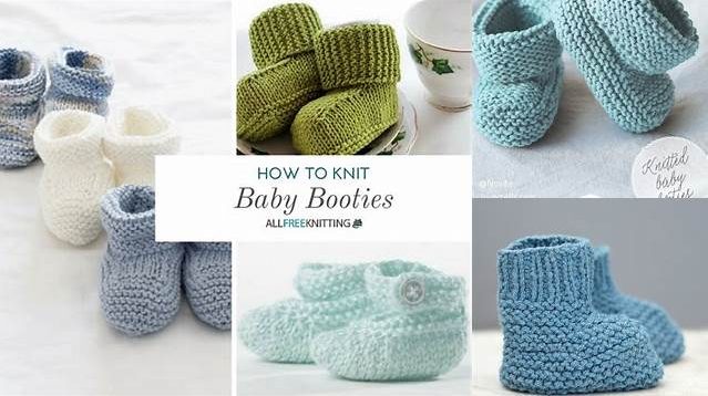 8212+ Free Knitting Pattern For Easy Baby Booties