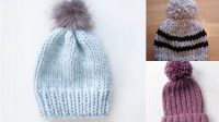 8218+ Free Knitting Pattern Child Hat Chunky Yarn