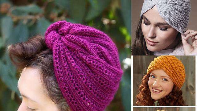 826+ Free Knitting Pattern For Turban Hat