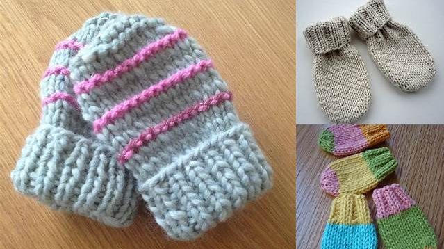 8284+ Free Knitting Pattern For Baby Mittens In Chunky Wool