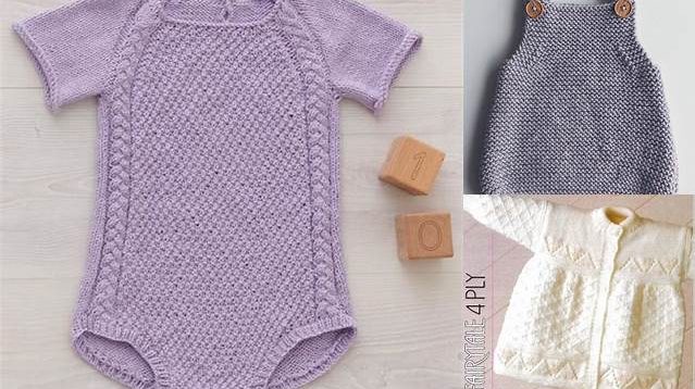 8350+ Free Knitting Pattern For Baby Romper Set