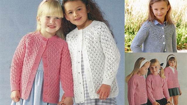 8383+ Free Knitting Pattern For Girls Cardigan Pdf