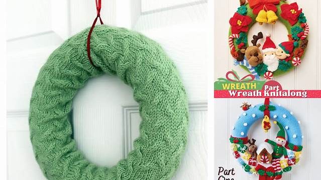 839+ Free Knitting Pattern For Xmas Wreath