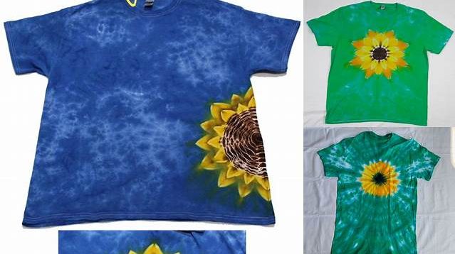 843+ Sunflower Tie Dye Shirt Instructions