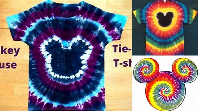 8542+ Tie Dye Patterns Mickey Mouse