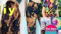 8664+ Bleach Tie Dye Pants Patterns