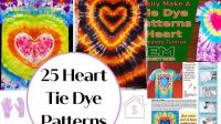 8761+ Tie Dye Heart Instructions