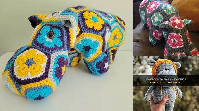 8899+ Granny Square Hippo Pattern Free