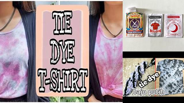 9091+ Tie Dye Baju Putih Wantex