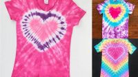 9095+ Tie Dye Shirt Heart Patterns