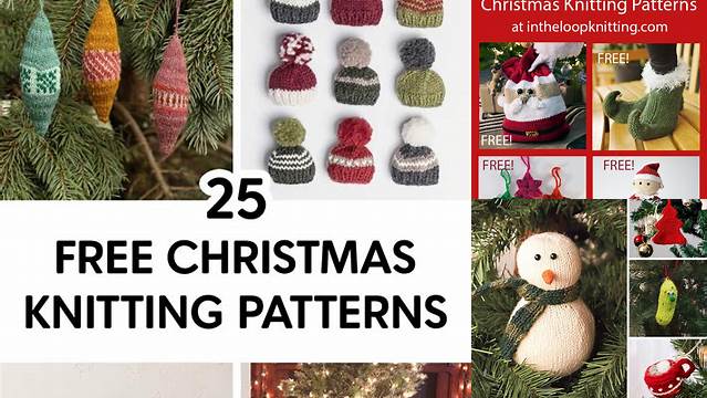 9125+ Free Knitting Patterns Christmas Pdf