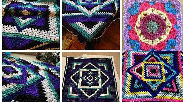 9186+ Kaleidoscope Granny Square Patterns Free