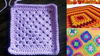 921+ One Color Granny Square Blanket Patterns