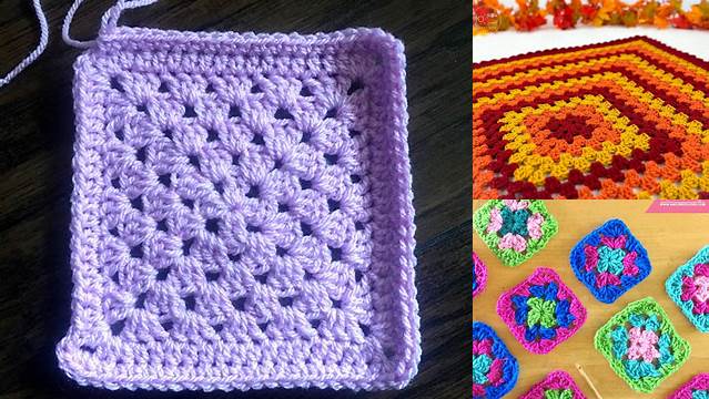 921+ One Color Granny Square Blanket Patterns