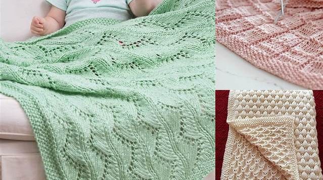 9288+ Free Knitting Patterns For Baby Blankets To Download Straight Needles